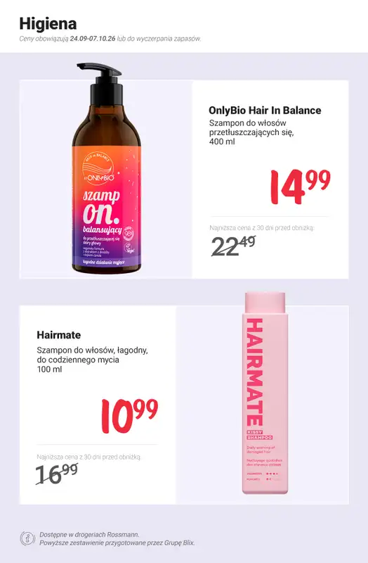 Rossmann - gazetka promocyjna Nowe MEGA promocje - od 24.09 od czwartku 24.09 do środy 07.10 - strona 8