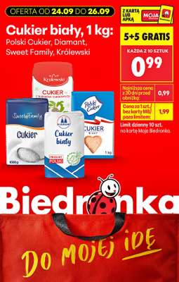 Biedronka - gazetka promocyjna Biedronkowe oszczędności od czwartku od czwartku 24.09 do soboty 26.09