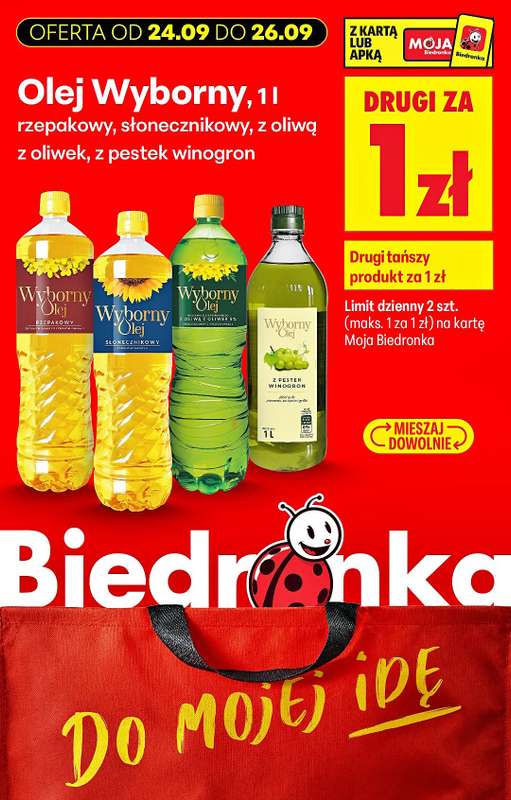 Biedronka - gazetka promocyjna Biedronkowe oszczędności od czwartku od czwartku 24.09 do soboty 26.09 - strona 12