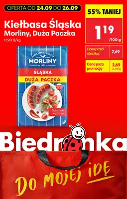 Biedronka - gazetka promocyjna Biedronkowe oszczędności od czwartku od czwartku 24.09 do soboty 26.09 - strona 14