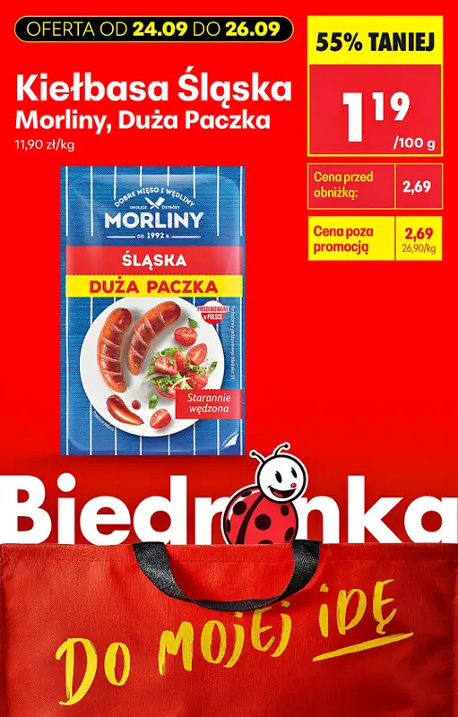 Biedronka - gazetka promocyjna Biedronkowe oszczędności od czwartku od czwartku 24.09 do soboty 26.09 - strona 14