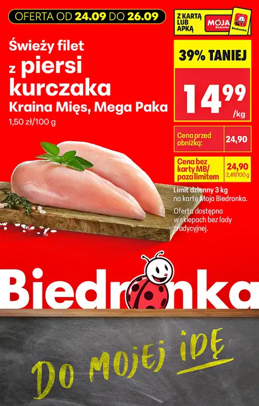 Biedronka - gazetka promocyjna Biedronkowe oszczędności od czwartku od czwartku 24.09 do soboty 26.09 - strona 5