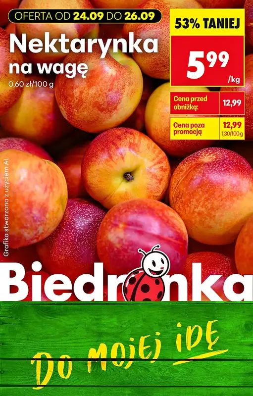 Biedronka - gazetka promocyjna Biedronkowe oszczędności od czwartku od czwartku 24.09 do soboty 26.09 - strona 10