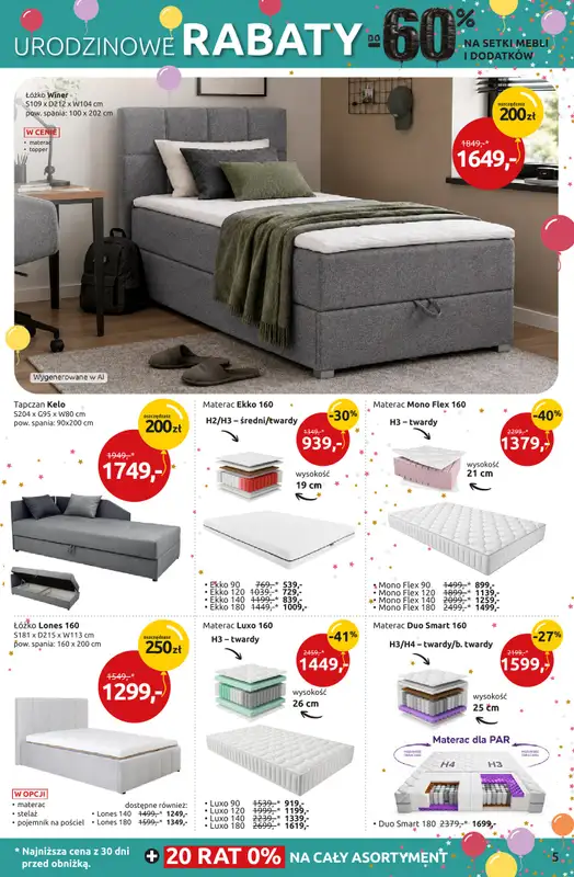 Black Red White - gazetka promocyjna Urodzinowe rabaty do -60% od czwartku 24.09 do niedzieli 11.10 - strona 5