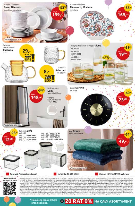 Black Red White - gazetka promocyjna Urodzinowe rabaty do -60% od czwartku 24.09 do niedzieli 11.10 - strona 14
