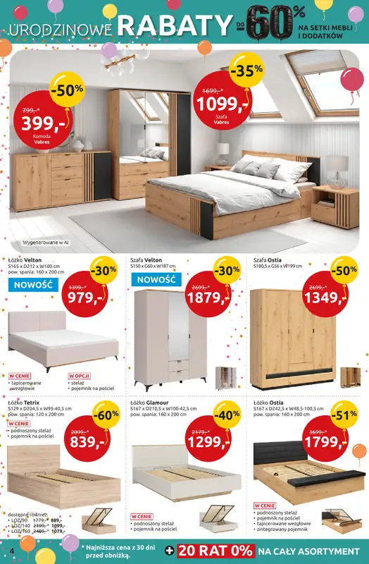 Black Red White - gazetka promocyjna Urodzinowe rabaty do -60% od czwartku 24.09 do niedzieli 11.10 - strona 4
