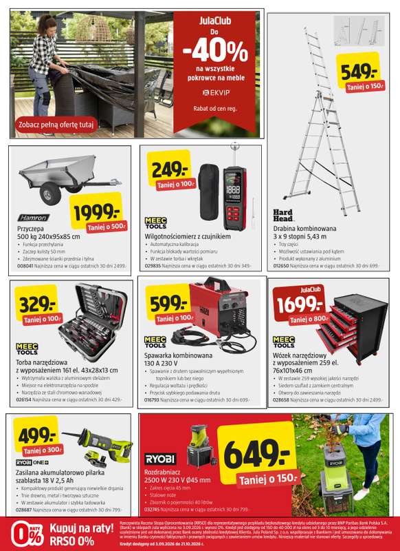 Jula - gazetka promocyjna Gazetka od czwartku 24.09 do środy 07.10 - strona 6