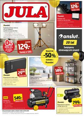Jula - gazetka promocyjna Gazetka od czwartku 24.09 do środy 07.10