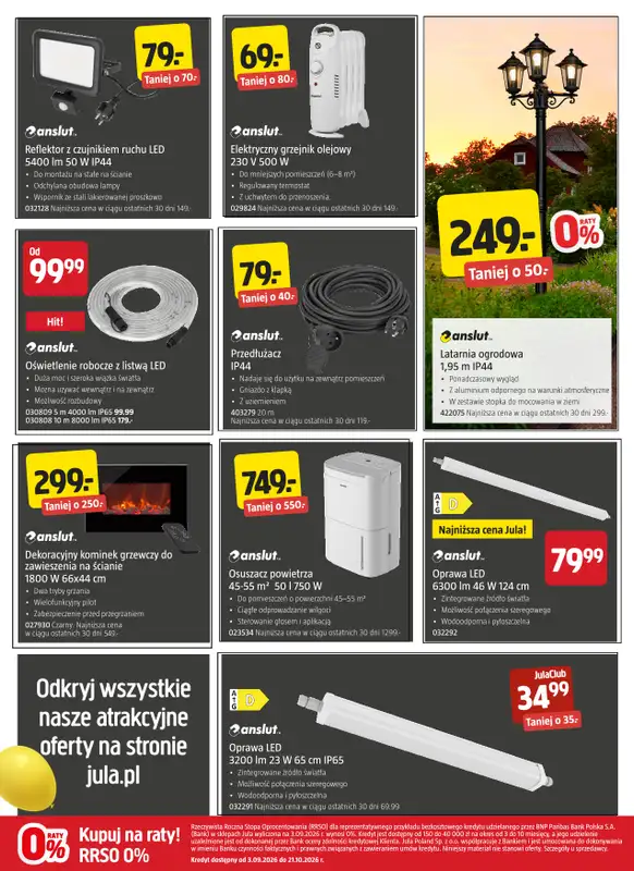 Jula - gazetka promocyjna Gazetka od czwartku 24.09 do środy 07.10 - strona 3