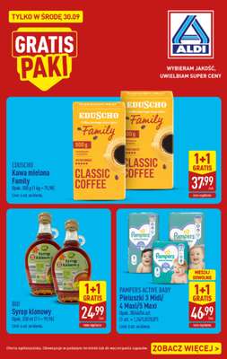 Aldi - gazetka promocyjna Tak tanio w Aldi! od środy 30.09 do środy 30.09
