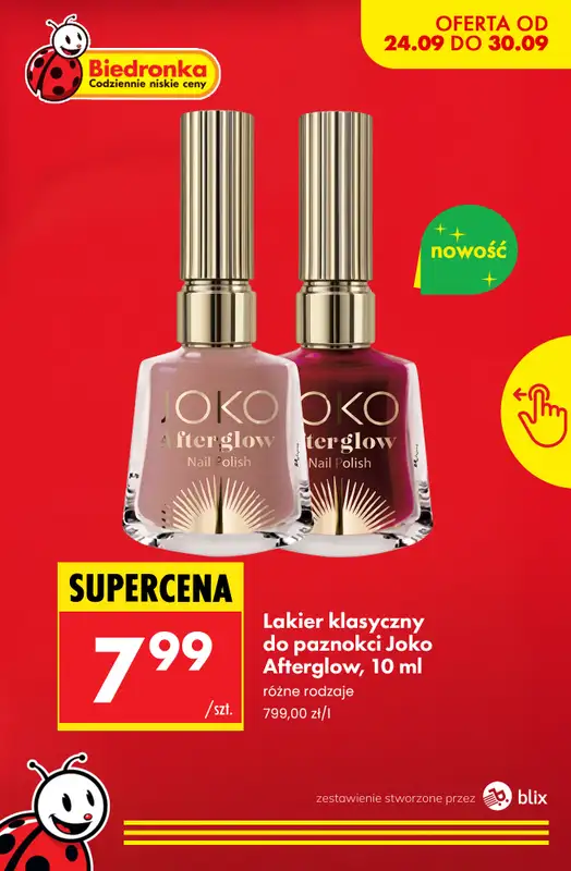 Biedronka - gazetka promocyjna Nowości w Biedronce! od czwartku 24.09 do soboty 26.09 - strona 8