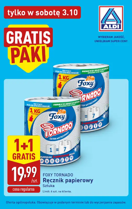 Aldi - gazetka promocyjna Najlepsze oferty na sobotę w Aldi!   - strona 3