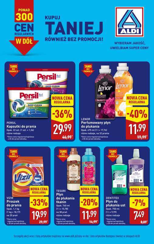 Aldi - gazetka promocyjna Stała obniżka cen! od poniedziałku 28.09 do soboty 03.10 - strona 4