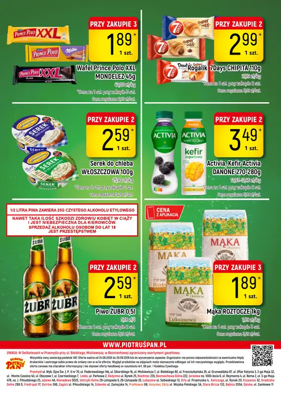 Delikatesy Piotruś Pan - gazetka promocyjna Gazetka od czwartku 24.09 do wtorku 29.09 - strona 16