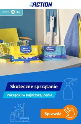 Action - gazetka promocyjna Skuteczne sprzątnie w najniższej cenie! od piątku 25.09 do wtorku 29.09