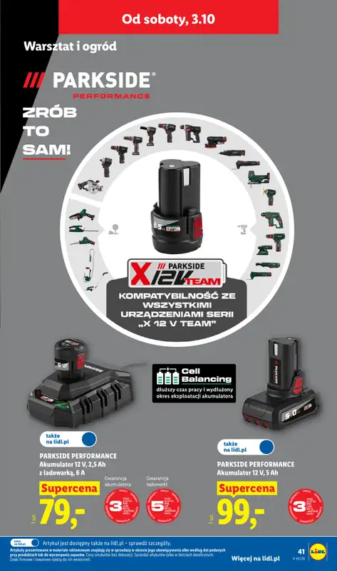 Lidl - gazetka promocyjna Katalog od poniedziałku 28.09 do soboty 03.10 - strona 49