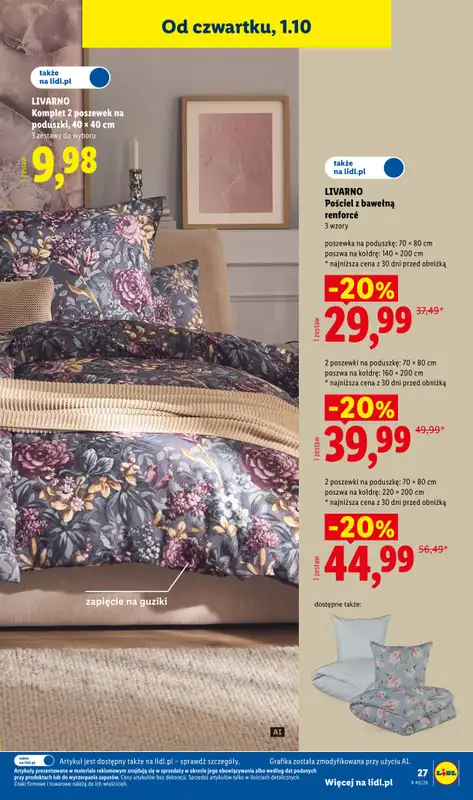 Lidl - gazetka promocyjna Katalog od poniedziałku 28.09 do soboty 03.10 - strona 35