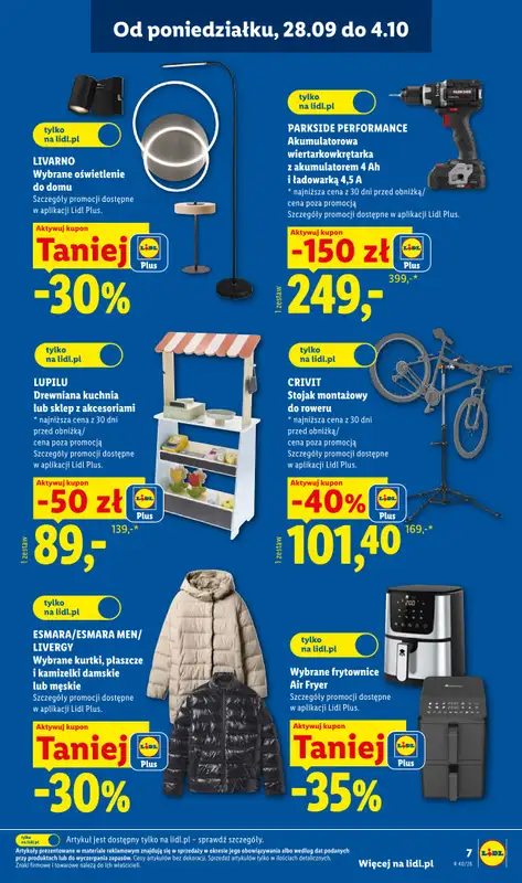Lidl - gazetka promocyjna Katalog od poniedziałku 28.09 do soboty 03.10 - strona 7