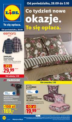 Lidl - gazetka promocyjna Katalog od poniedziałku 28.09 do soboty 03.10