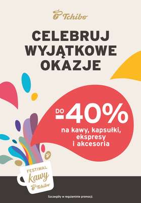 Tchibo - gazetka promocyjna Celebruj wyjątkowe okazje od wtorku 29.09 do soboty 31.10