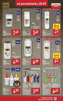 Aldi - gazetka promocyjna Światełko pamięci od poniedziałku 28.09 do soboty 03.10 - strona 9