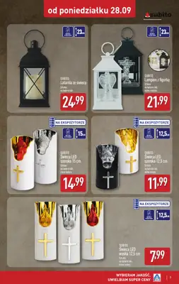 Aldi - gazetka promocyjna Światełko pamięci od poniedziałku 28.09 do soboty 03.10 - strona 3