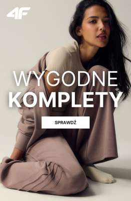 4F - gazetka promocyjna Wygodne komplety damskie od piątku 25.09 