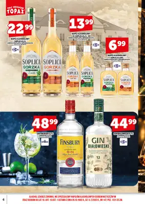 TOPAZ - gazetka promocyjna Gazetka alkoholowa od czwartku 01.10 do czwartku 15.10 - strona 6