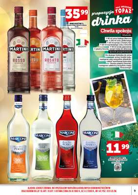TOPAZ - gazetka promocyjna Gazetka alkoholowa od czwartku 01.10 do czwartku 15.10 - strona 9