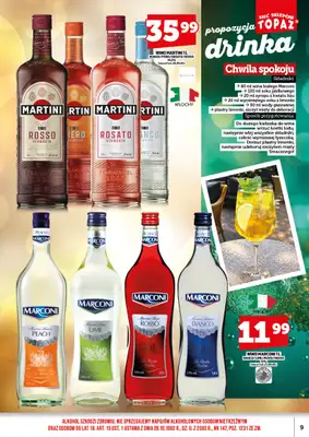 TOPAZ - gazetka promocyjna Gazetka alkoholowa od czwartku 01.10 do czwartku 15.10 - strona 9