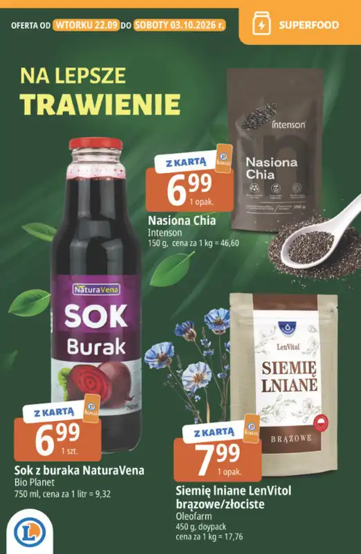 Leclerc - gazetka promocyjna Oferta E.Leclerc od czwartku 24.09 do soboty 03.10 - strona 6