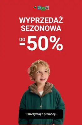 Smyk - gazetka promocyjna Do -50% sezonowa wyprzedaż od czwartku 24.09 