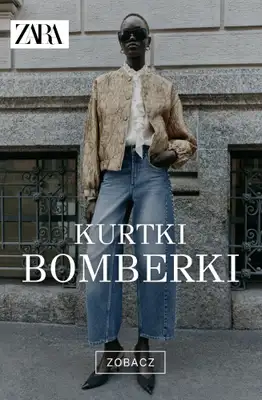 Zara - gazetka promocyjna Kurtki bomberki od czwartku 24.09 