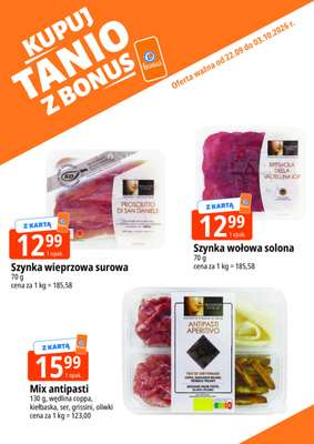 Leclerc - gazetka promocyjna Kupuj tanio z bonus od czwartku 24.09 do soboty 03.10
