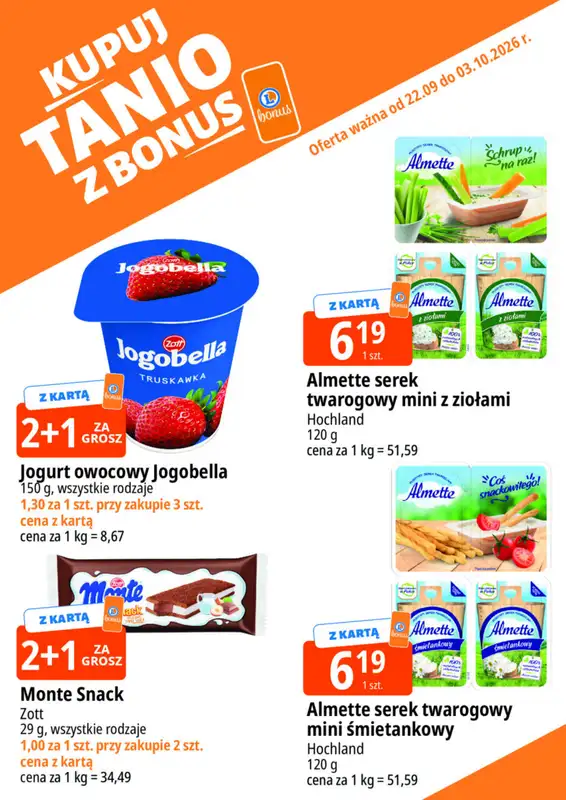 Leclerc - gazetka promocyjna Kupuj tanio z bonus od czwartku 24.09 do soboty 03.10 - strona 12