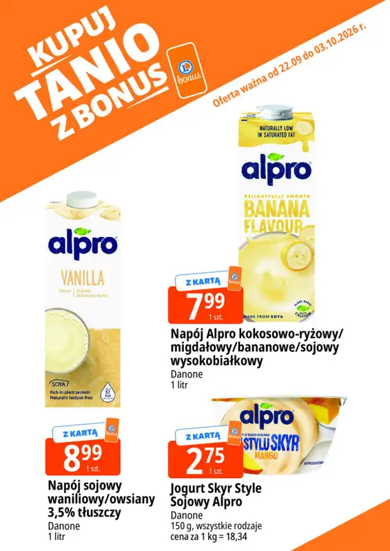 Leclerc - gazetka promocyjna Kupuj tanio z bonus od czwartku 24.09 do soboty 03.10 - strona 8