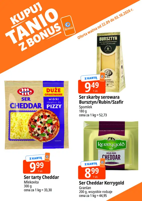 Leclerc - gazetka promocyjna Kupuj tanio z bonus od czwartku 24.09 do soboty 03.10 - strona 13