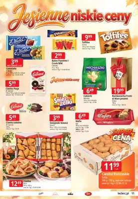 Leclerc - gazetka promocyjna Jesienne niskie ceny Przemyśl od czwartku 24.09 do soboty 03.10 - strona 11