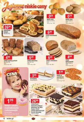 Leclerc - gazetka promocyjna Jesienne niskie ceny Przemyśl od czwartku 24.09 do soboty 03.10 - strona 12