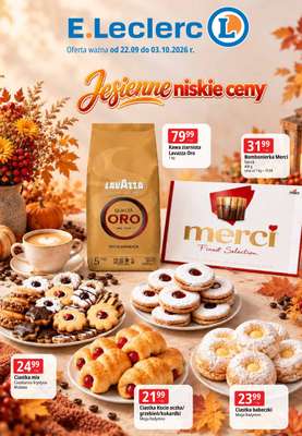 Leclerc - gazetka promocyjna Jesienne niskie ceny Przemyśl od czwartku 24.09 do soboty 03.10
