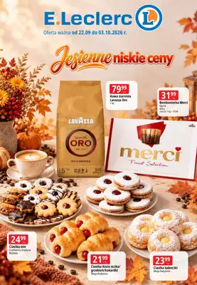 Leclerc - gazetka promocyjna Jesienne niskie ceny Przemyśl od czwartku 24.09 do soboty 03.10