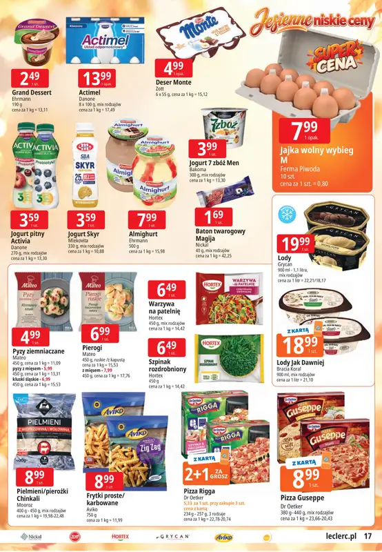 Leclerc - gazetka promocyjna Jesienne niskie ceny Przemyśl od czwartku 24.09 do soboty 03.10 - strona 17