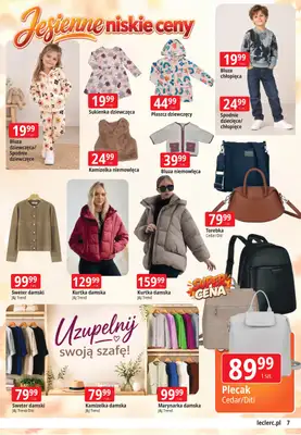 Leclerc - gazetka promocyjna Jesienne niskie ceny Przemyśl od czwartku 24.09 do soboty 03.10 - strona 7