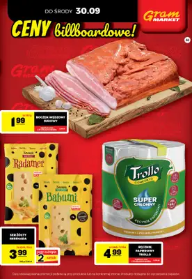 Gram Market - gazetka promocyjna Cały tydzień niskie ceny od piątku 25.09 do środy 30.09 - strona 3