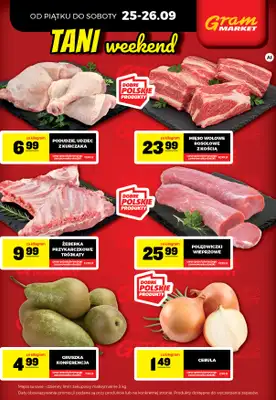 Gram Market - gazetka promocyjna Cały tydzień niskie ceny od piątku 25.09 do środy 30.09 - strona 2