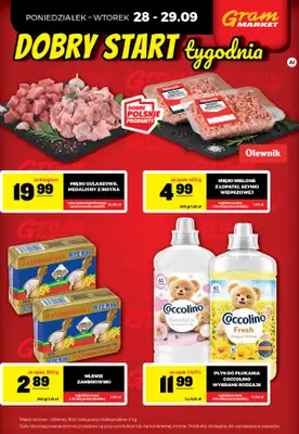 Gram Market - gazetka promocyjna Cały tydzień niskie ceny od piątku 25.09 do środy 30.09 - strona 4