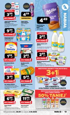 Netto - gazetka promocyjna Gazetka Spożywcza od poniedziałku 28.09 do soboty 03.10 - strona 13