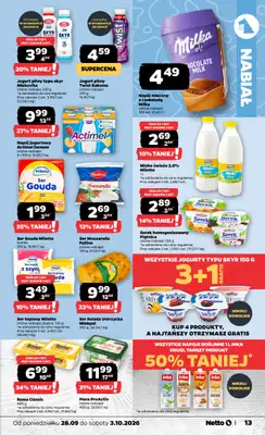 Netto - gazetka promocyjna Gazetka Spożywcza od poniedziałku 28.09 do soboty 03.10 - strona 13