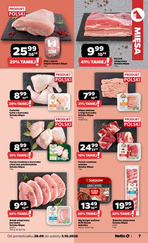 Netto - gazetka promocyjna Gazetka Spożywcza od poniedziałku 28.09 do soboty 03.10 - strona 7