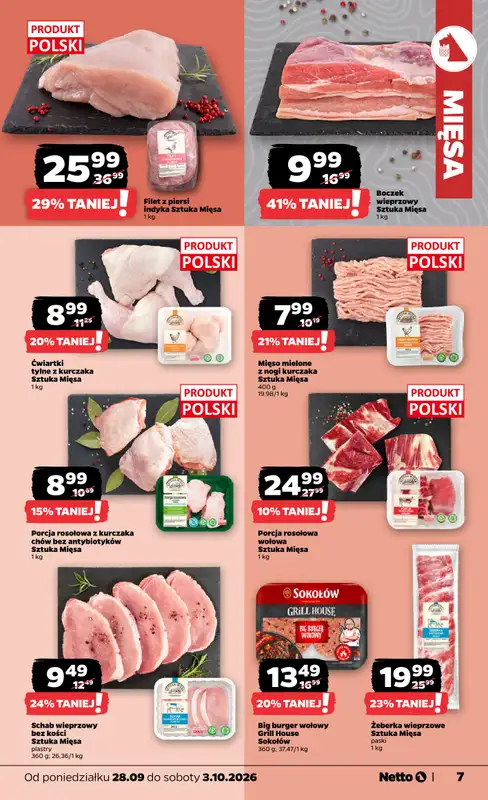 Netto - gazetka promocyjna Gazetka Spożywcza od poniedziałku 28.09 do soboty 03.10 - strona 7